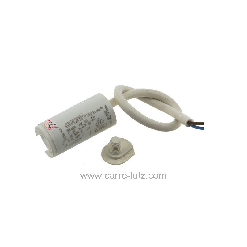 23090100  Condensateur permanent à fils 1 MF 450V ICAR 5,30 €