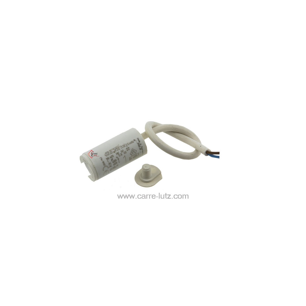 23090100  Condensateur permanent à fils 1 MF 450V ICAR 5,30 €