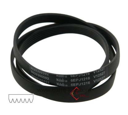 72690008 1216 J6 MAEL - Courroie plate 0020300592 de lave linge Haier 15,20 €