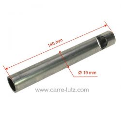 Tube convoyeur porte résistance 140mm diamètre 19 mm de poêle à pellet Diamètre 19 mm Longueur 140 mm Filtage 3/8 , reference...