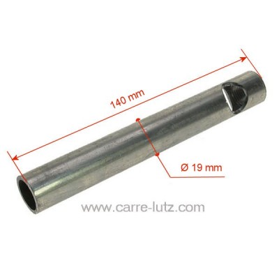 703971  Tube convoyeur porte résistance 140mm diamètre 19 mm de poêle à pellet 27,00 €