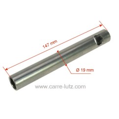 703972  Tube convoyeur porte résistance 147mm diamètre 19 mm de poêle à pellet 25,70 €