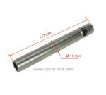 703972  Tube convoyeur porte résistance 147mm diamètre 19 mm de poêle à pellet 25,70 €