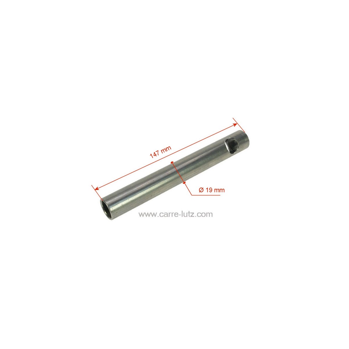 703972  Tube convoyeur porte résistance 147mm diamètre 19 mm de poêle à pellet 25,70 €