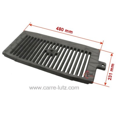 70290001  61114 - Grille de fond de foyer Dovre 193,50 €