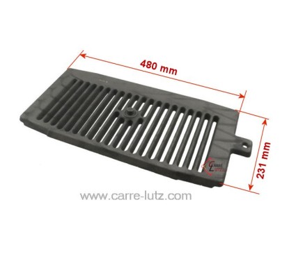 70290001  61114 - Grille de fond de foyer Dovre 193,50 €