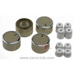 707029  Lot de 4 manettes universelles couleur Bronze / Inox 5,30 €