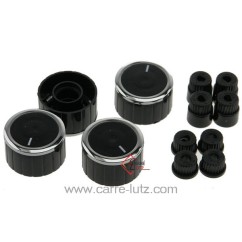 707030  Lot de 4 manettes universelles couleur noir / Inox 4,80 €