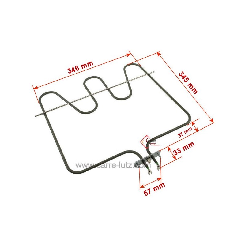 20390025  Résistance de sole 1400W 230V de four Firstline 16,90 €