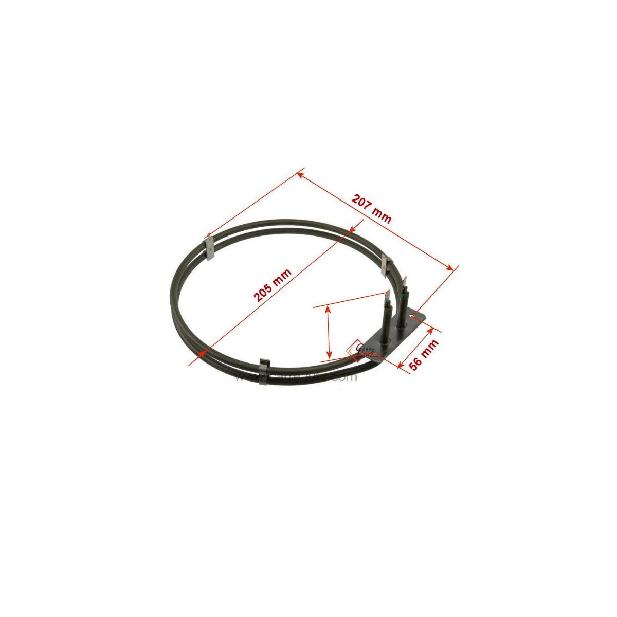 20390023  3871425124 - Résistance circulaire 1900W de four Electrolux 11,60 €