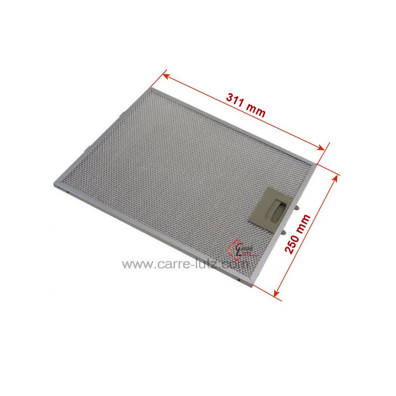 70190018 00353110 - Filtre à graisse métal 310x250 MM de hotte aspirante Bosch Siemens 15,80 € 70190018 00353110 - Filtre à graisse métal 310x250 MM de hotte aspirante Bosch Siemens 15,80 €
