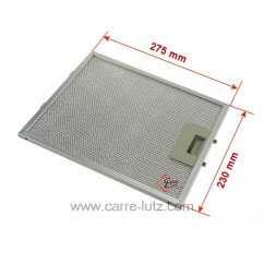 70190019  4055101671 - Filtre à graisse métal 310x250 mm de hotte aspirante Electrolux 17,40 €