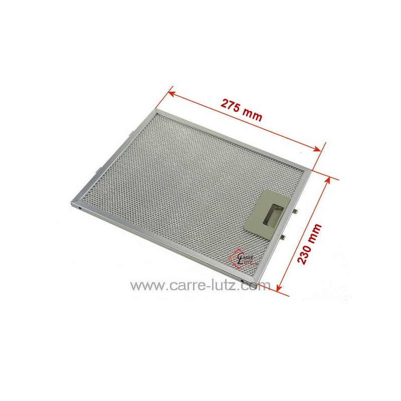 70190019 4055101671 - Filtre à graisse métal 310x250 mm de hotte aspirante Electrolux 17,40 € 70190019 4055101671 - Filtre à graisse métal 310x250 mm de hotte aspirante Electrolux 17,40 €