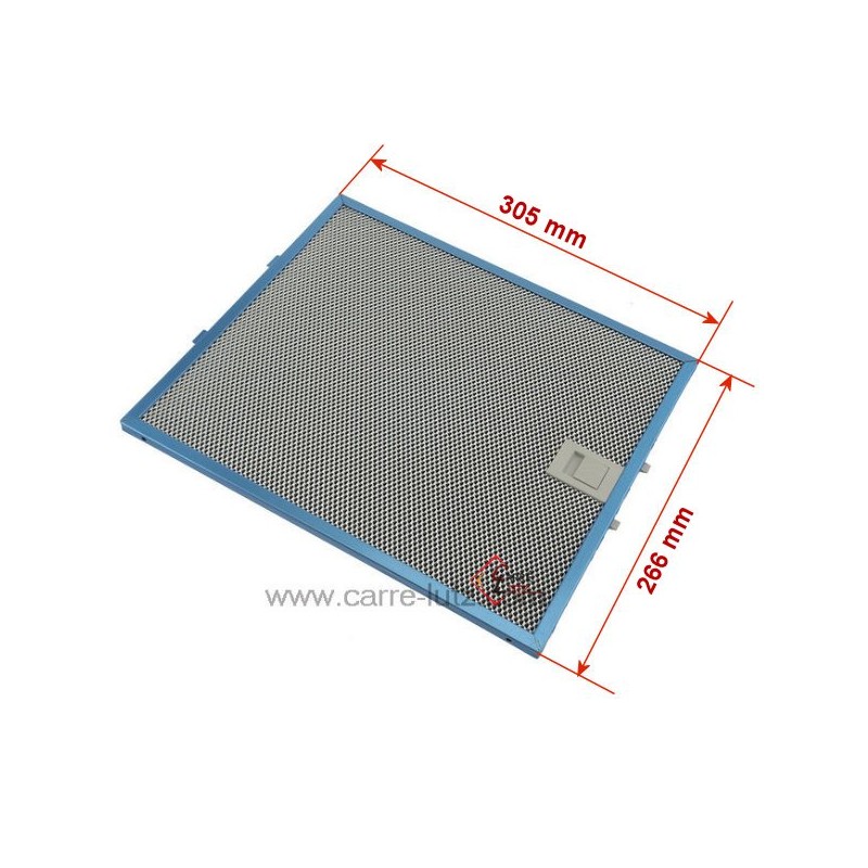 70190021 GRI0097953A - Filtre à graisse métal 305X267 mm de hotte aspirante Elica 25,40 € 70190021 GRI0097953A - Filtre à graisse métal 305X267 mm de hotte aspirante Elica 25,40 €