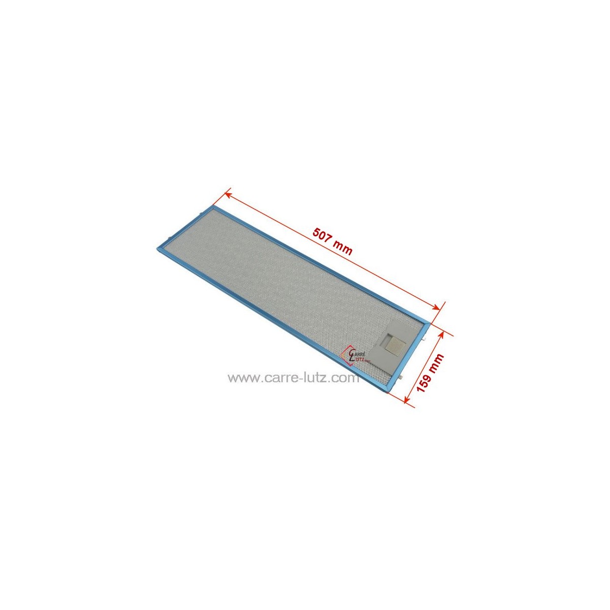 70190022  50268370009 - Filtre à graisse métal 508x159 mm de hotte aspirante Electrolux 18,70 €