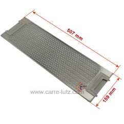 70190023  50263849007 - Filtre à graisse métal 507x158 mm de hotte aspirante Electrolux 37,10 €