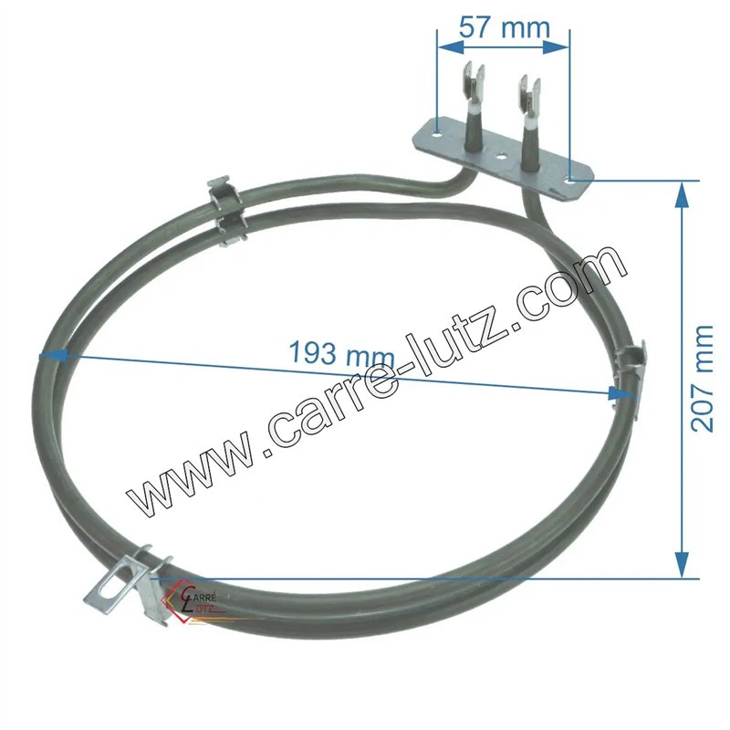 20390021  481225998405 - Résistance circulaire 2000W de four Whirlpool Ariston 11,30 €