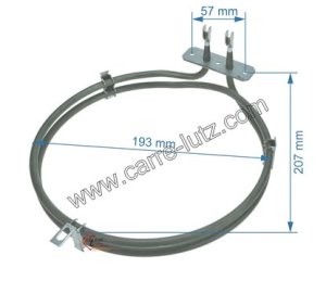 481225998405 - Résistance circulaire 2000W de four Whirlpool Ariston