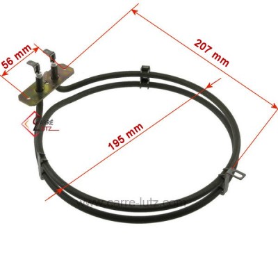 20390027  Résistance circulaire 2000W de four Candy Rosière 12,30 €