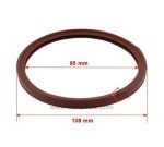 705426  Joint silicone rouge pour tuyau de poele à pellets diamètre 100 mm 6,00 €