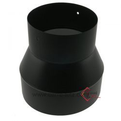 Réduction émaillée noir mat 200 / 153 mm , reference 705828