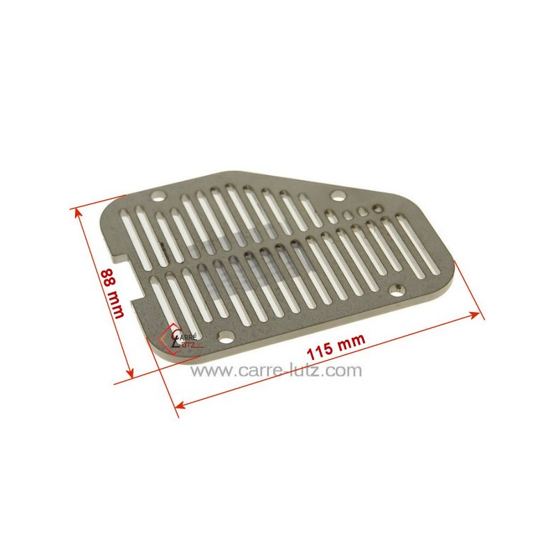 662319 - Grille inox de pot bruleur ou creuset de foyer compatible avec poêle à granulés Edilkamin
