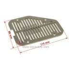 704405  662319 - Grille inox de pot bruleur ou creuset de foyer compatible avec poêle à granulés Edilkamin 31,70 €