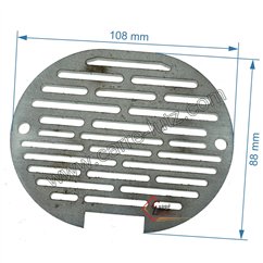 704406  392300 - Grille inox de pot bruleur ou creuset de foyer pour poele a granulé Edilkamin 47,30 €
