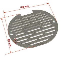 704406 392300 - Grille inox de pot bruleur ou creuset de foyer pour poele a granulé Edilkamin 31,70 €