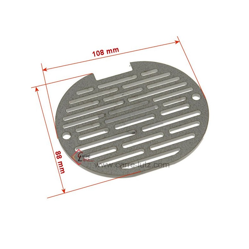 704406  392300 - Grille inox de pot bruleur ou creuset de foyer pour poele a granulé Edilkamin 47,30 €