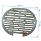 392300 - Grille inox de pot bruleur ou creuset de foyer compatible avec poêle à granulés Edilkamin