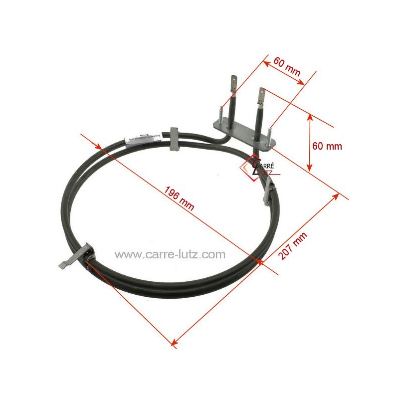 20390031  229250 - Résistance circulaire 2100W de four Gorenje  10,20 €