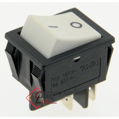 220100  Interrupteur bipolaire 16A 220V 4 cosses 3,90 €