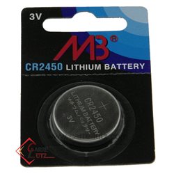 piles bouton Lithium CR2450 3V