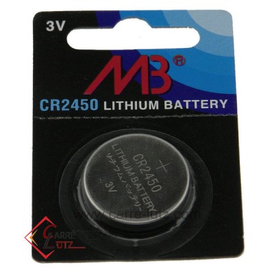 99790001 piles bouton Lithium CR2450 3V 1,40 €