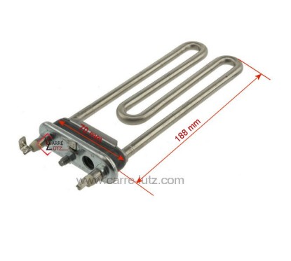 781144  C00380151 - Résistance 1700W percée de lave linge Ariston Indesit  13,00 €