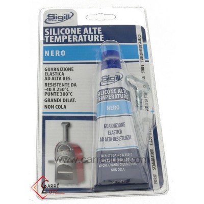 550012  Silicone haute température noir 60 ml 5,20 €