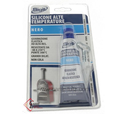 Silicone haute température noir 60 ml