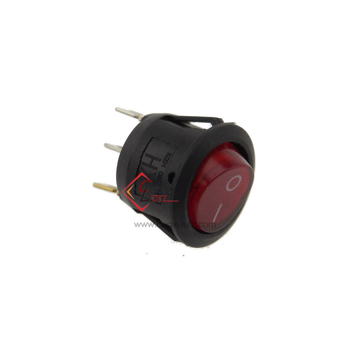 220213  Interrupteur à voyant rouge 10A 3,30 €