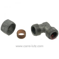 Coude pour embout gaz 1/2 , reference 737105