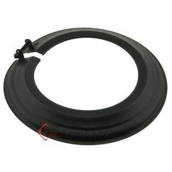 70590610 Rosace émaillé noir mat diamètre 97 mm 18,80 €