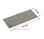 704411  Grille inox de pot bruleur ou creuset de foyer pour poele a granulé Evacalor 25,10 €