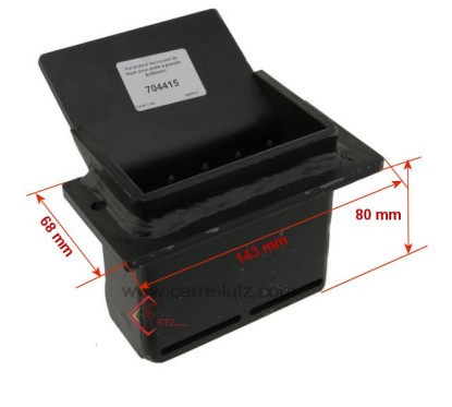 704415  Pot bruleur ou creuset de foyer pour poele a granulé Edilkamin 257,10 €