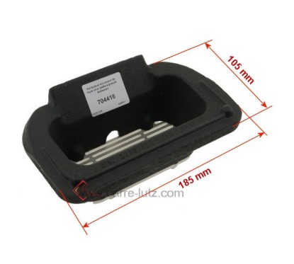 645490 - Pot bruleur ou creuset de foyer pour poele a granulé Edilkamin  