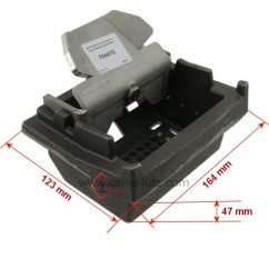 704419  42782005 - Pot bruleur ou creuset de foyer pour poele a granulé Nordica Extraflame  153,40 €