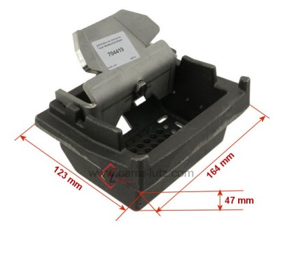 704419  42782005 - Pot bruleur ou creuset de foyer pour poele a granulé Nordica Extraflame  153,40 €