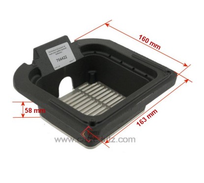 704422  235722 - Pot bruleur ou creuset de foyer pour poele a granulé Edilkamin  98,00 €