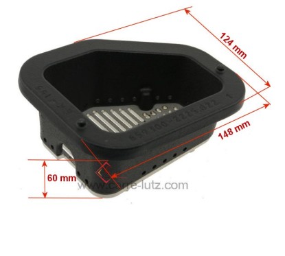 704423 663110 - Pot bruleur ou creuset de foyer pour poele a granulé Edilkamin 129,60 €