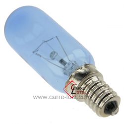 Ampoule bleu de réfrigérateur E14 40W 230V  Samsung Bosch Siemens, reference 542067