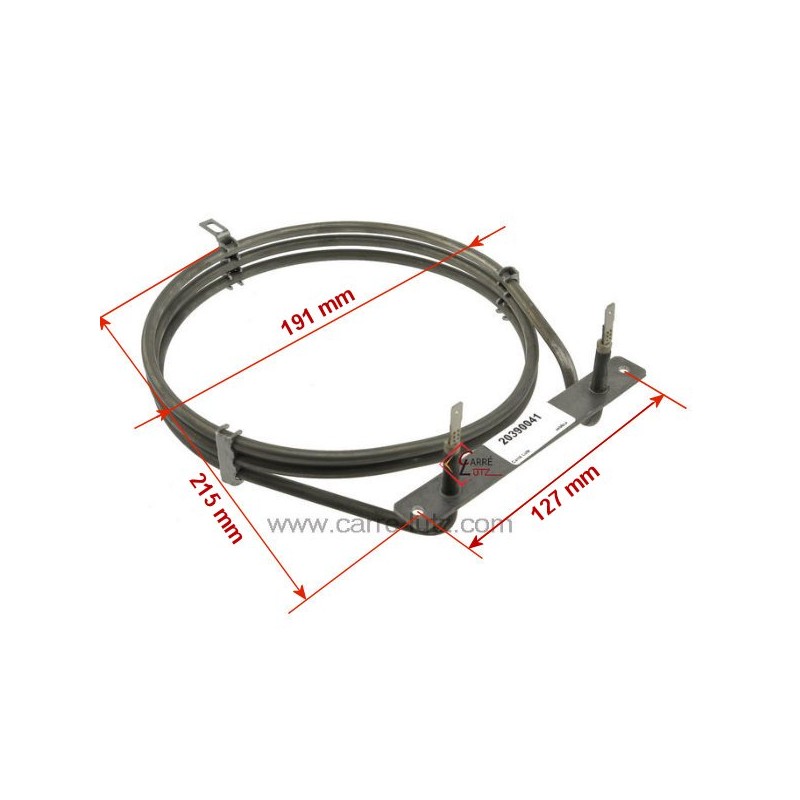 3117704001 - Résistance circulaire 25000W de four Electrolux 3117704001 - Résistance circulaire 25000W de four Electrolux